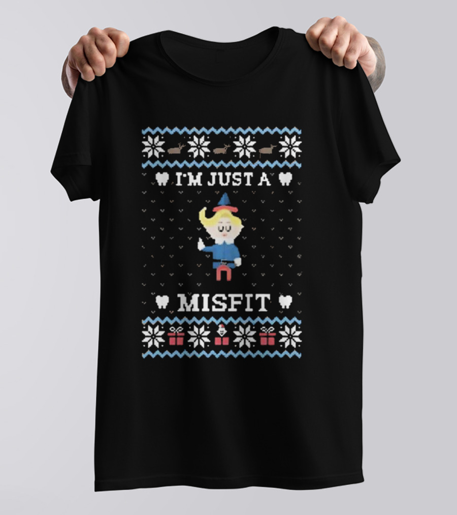 I'm Just A Misfit Ugly Christmas Sweater T-Shirt