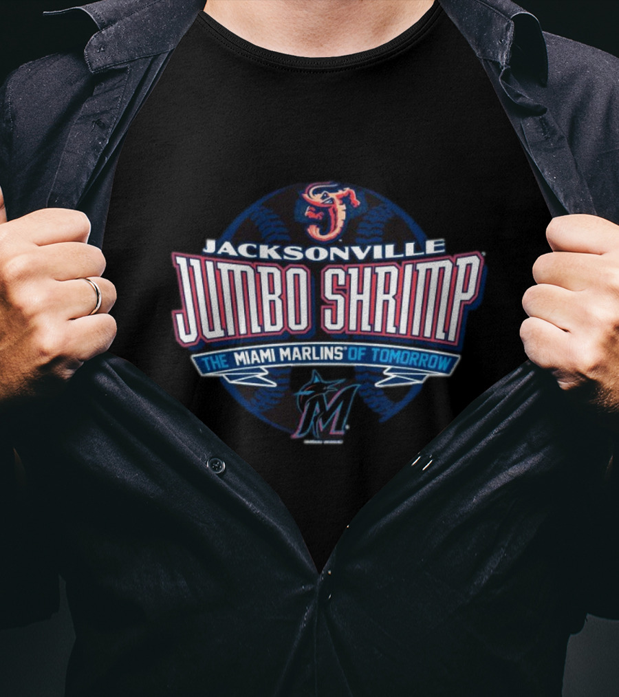 Jacksonville Jumbo Shrimp The Miami Marlins Of Tomorrow T-Shirt