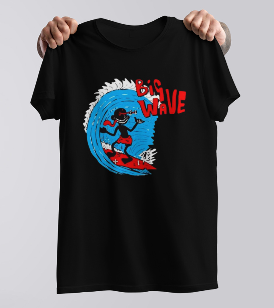 Lil Darkie Big Wave Surfing Vintage T-Shirt