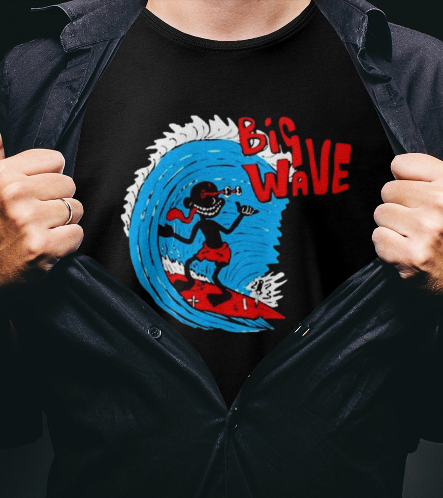 Lil Darkie Big Wave Surfing Vintage T-Shirt