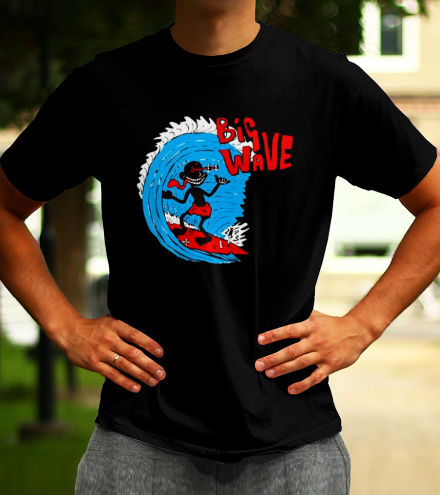 Lil Darkie Big Wave Surfing Vintage T-Shirt