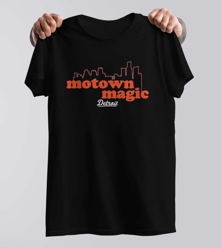 MLB Detroit Tigers Motown Magic Skyline Detroit T-Shirt