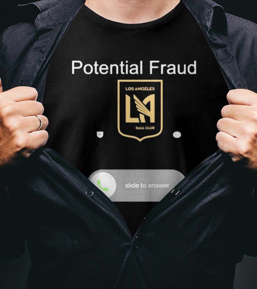 Potential Fraud Los Angeles Ball Club Slide To Answer T-Shirt