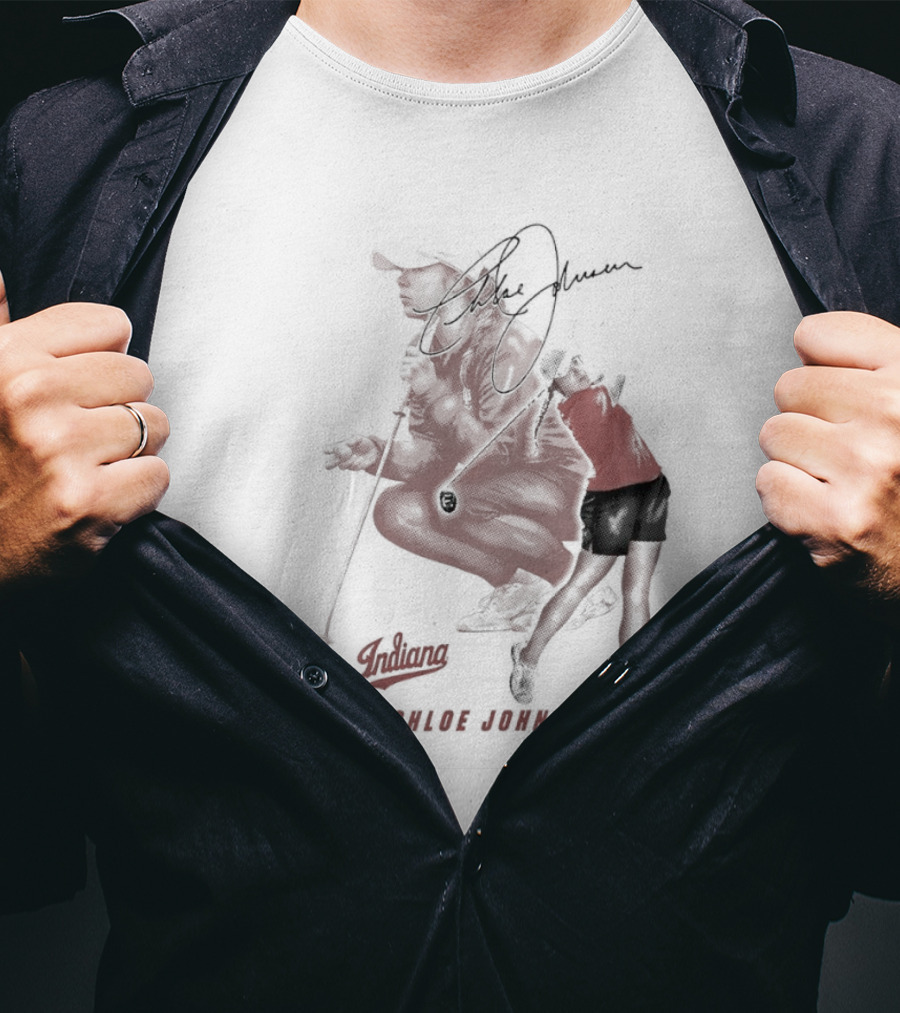 Chloe Johnson Indiana Golf Signature With Dynamic Player T-Shirt