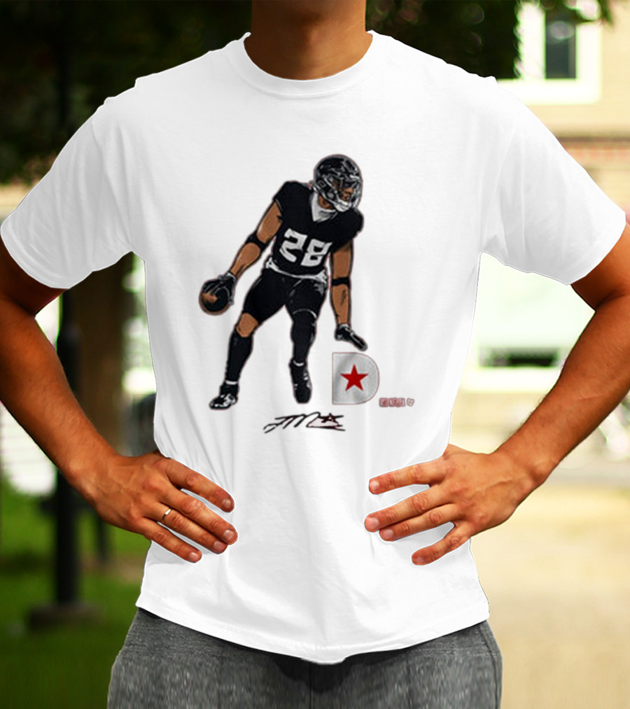 Joe Mixon 28 Houston Texans NFL Signature Player T-Shirt