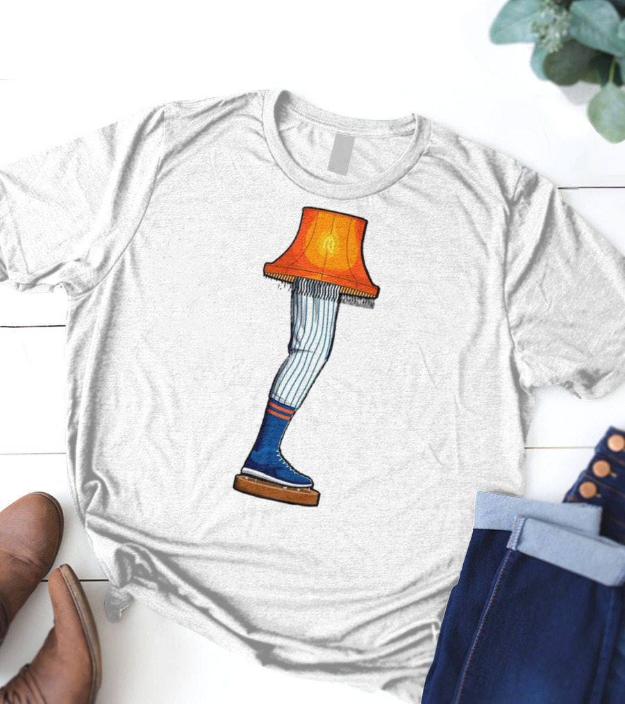 LGM Leg Lamp New York Mets MLB Baseball T-Shirt