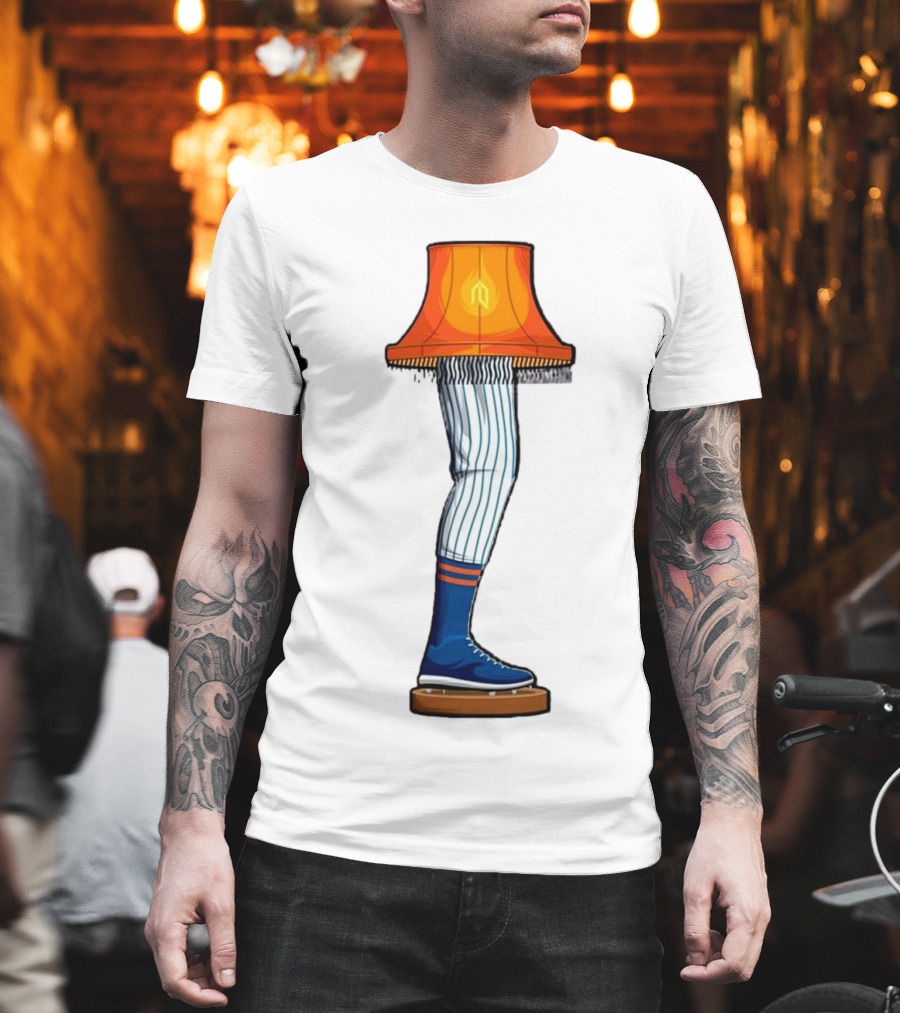 LGM Leg Lamp New York Mets MLB Baseball T-Shirt