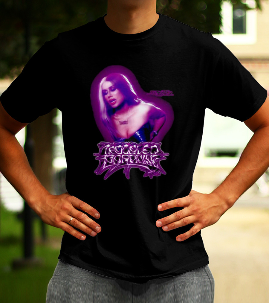 Slayyyter Troubled Paradise Purple Aura T-Shirt