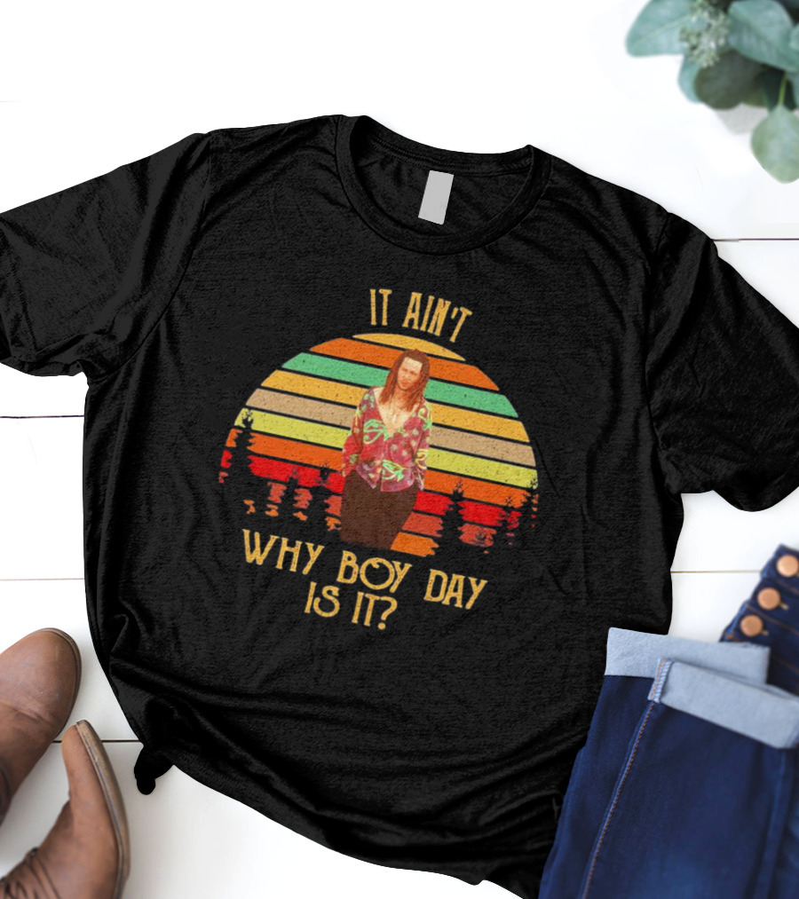 Drexl Spivey It Ain’t White Boy Day Is It Vintage Retro Sunset T-Shirt