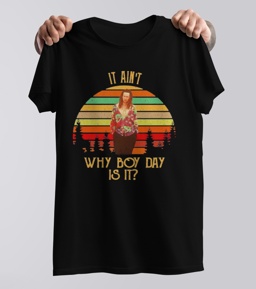 Drexl Spivey It Ain’t White Boy Day Is It Vintage Retro Sunset T-Shirt