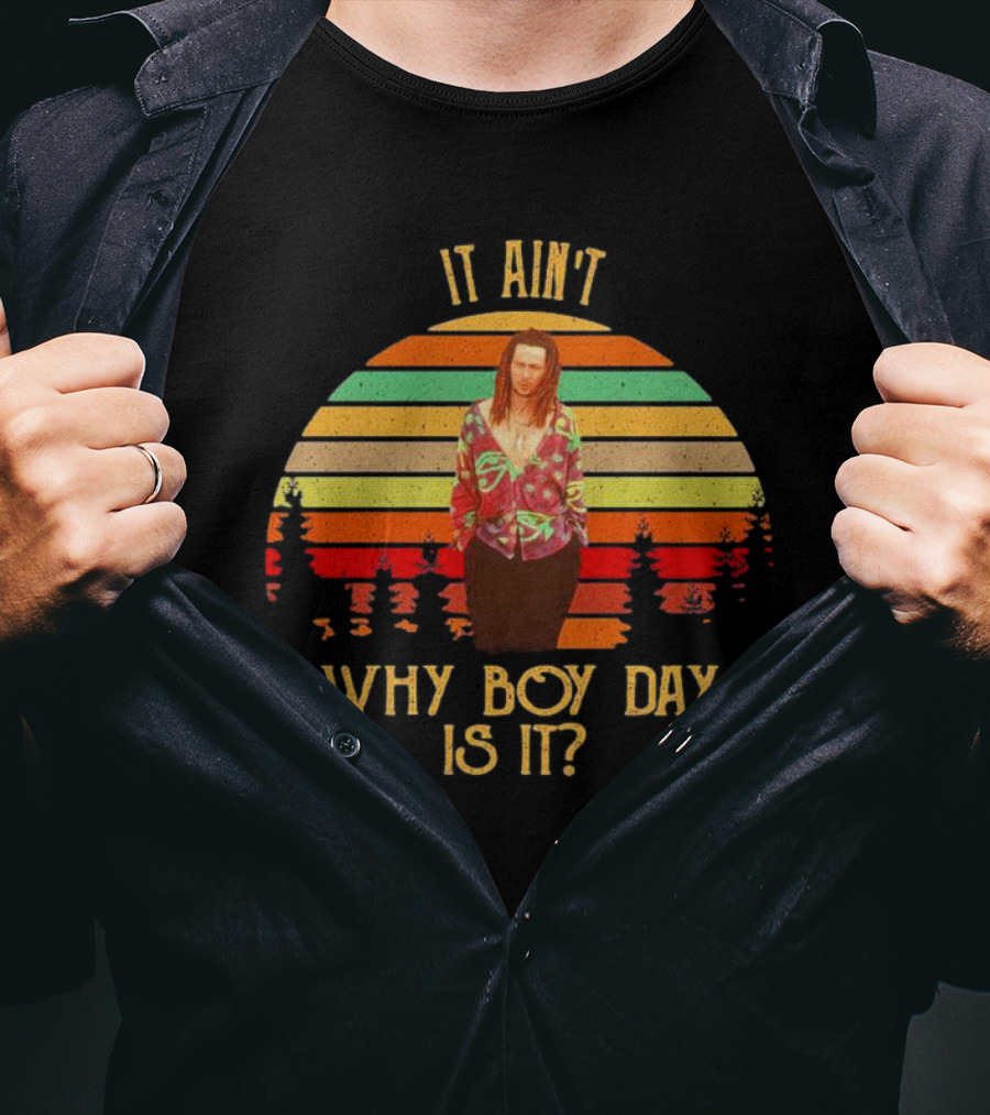 Drexl Spivey It Ain’t White Boy Day Is It Vintage Retro Sunset T-Shirt