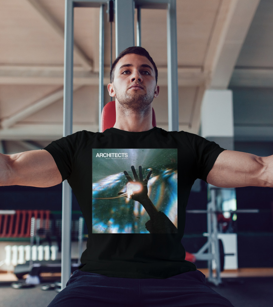 ARCHITECTS The Sky, The Earth And All Between Hand Through Light Rays T-Shirt