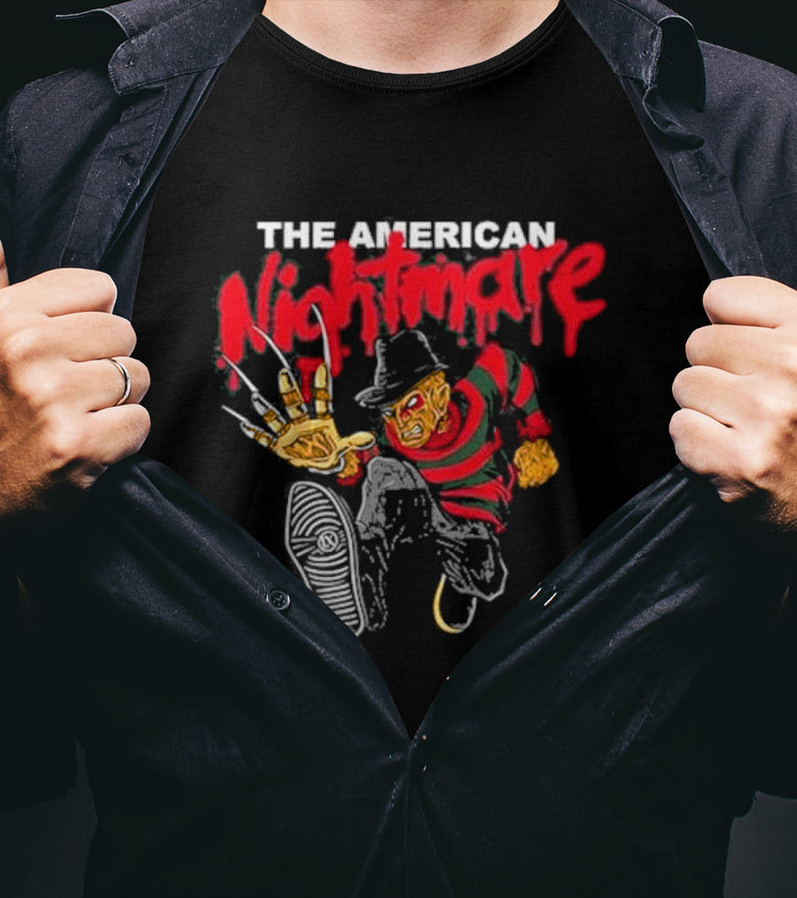 The American Nightmare Freddy Krueger Inspired Psychos Only Night Comes Creeping T-Shirt