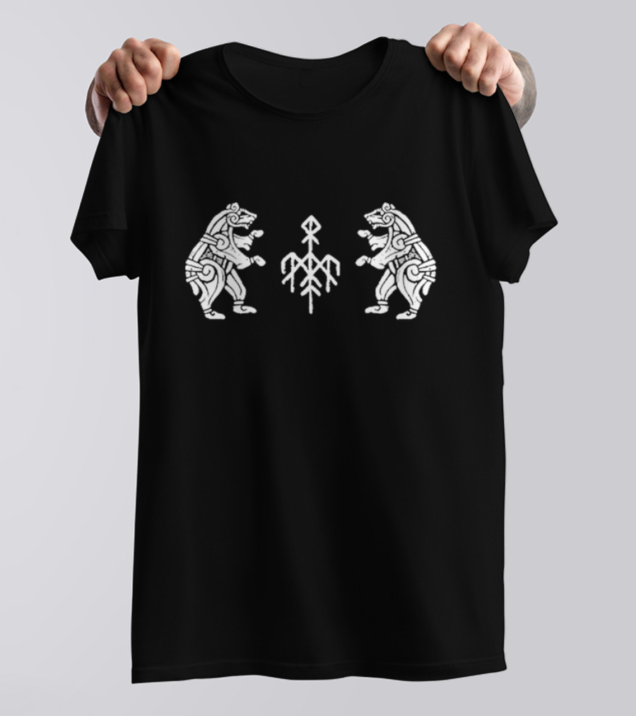 Wardruna Rune Symbol Dancing Bears Nordic T-Shirt