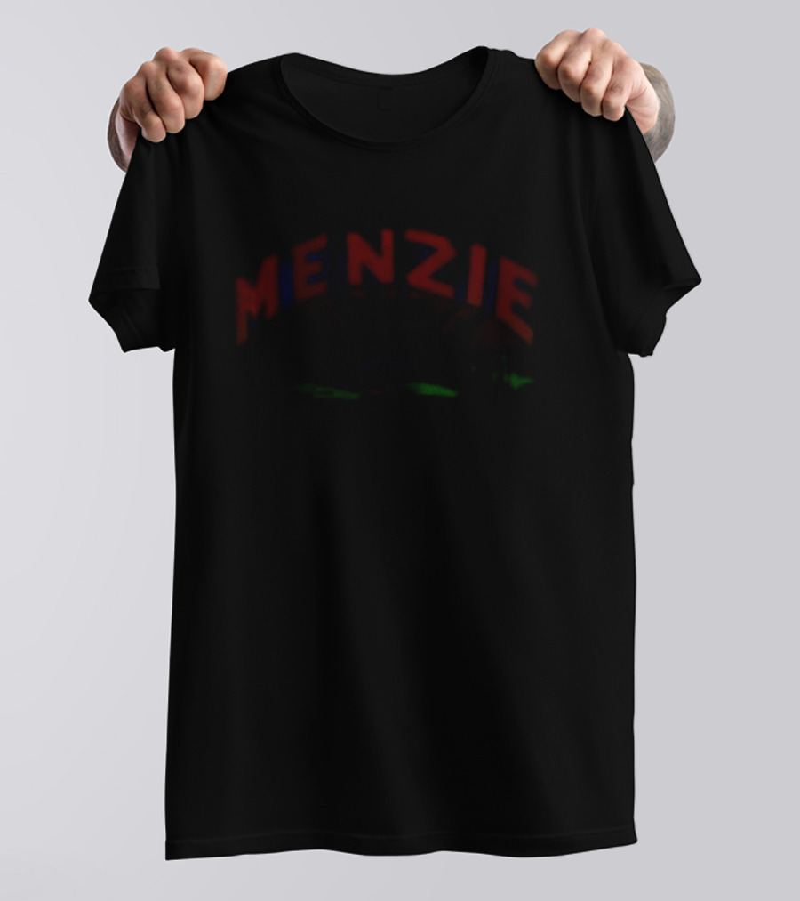 Menzie Dairy Co McKeesport Pennsylvania Retro Logo With Rustic Rural Scene T-Shirt