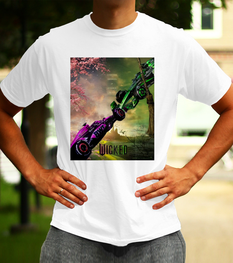 Wicked Everyone Deserves A Chance To Fly Racing Cars Vertical Sky Forest T-Shirt