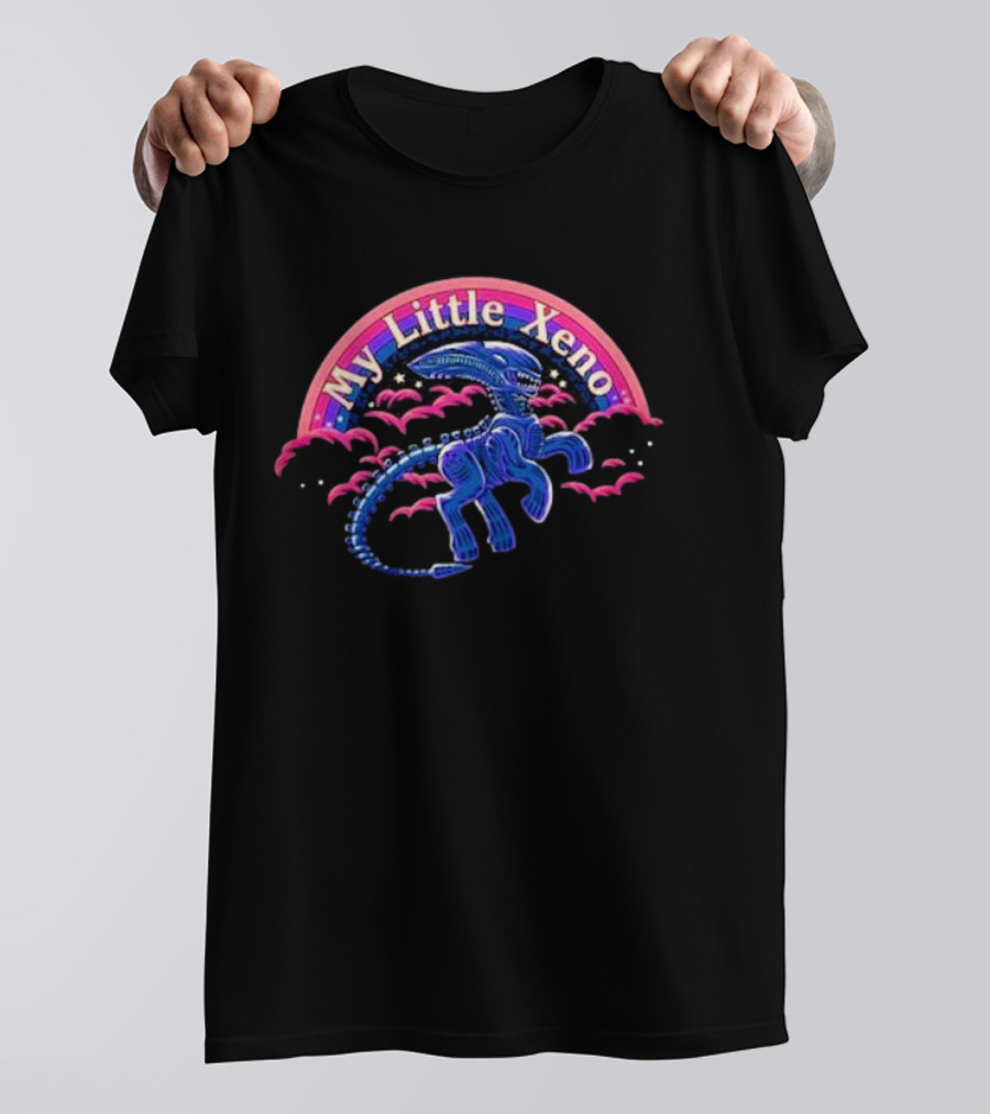 My Little Xeno Alien Creature In The Clouds T-Shirt