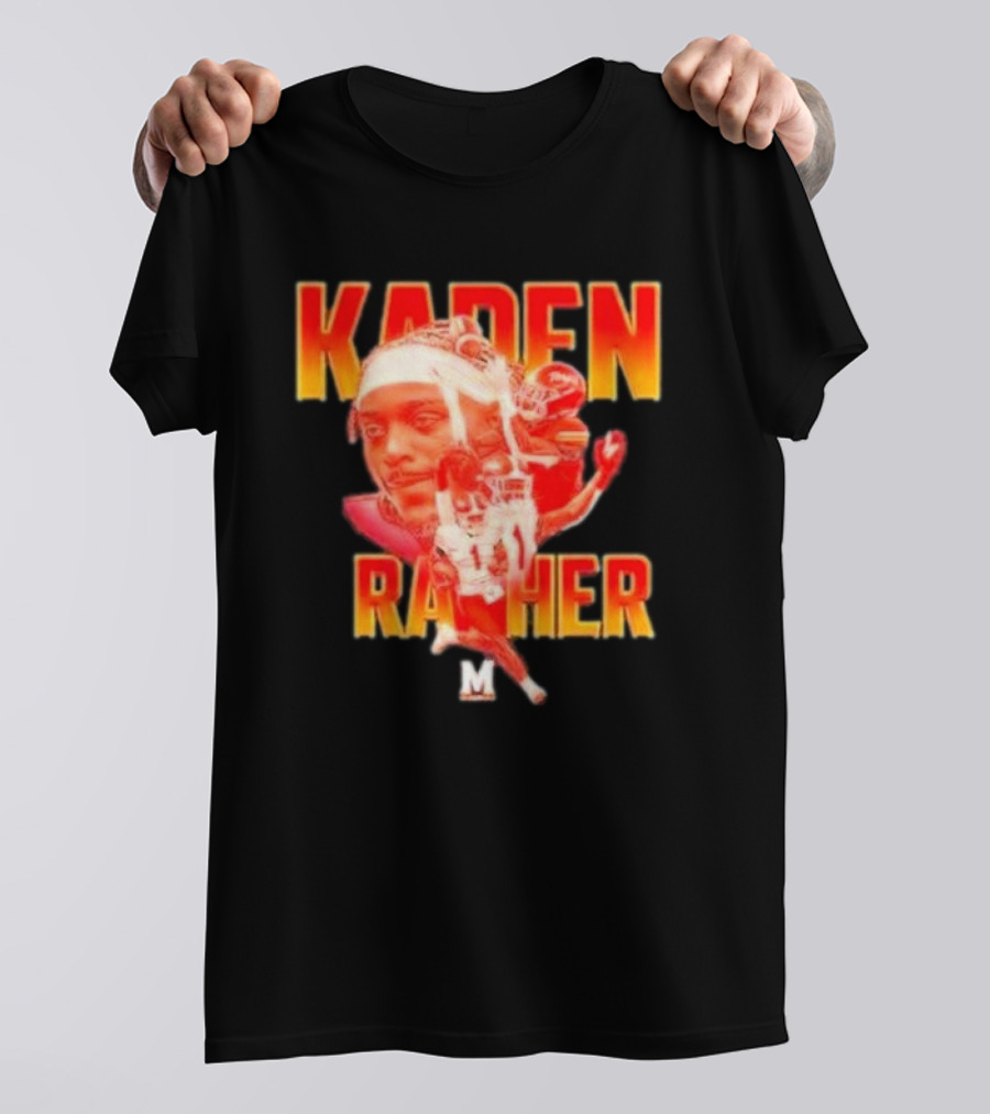 Kaden Prather Maryland Terrapins Football Player Collage T-Shirt