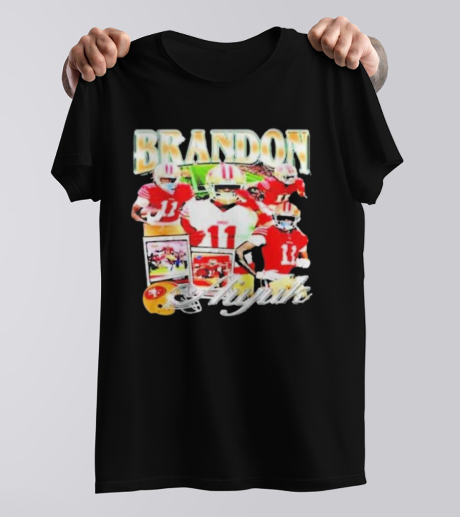 Brandon Aiyuk San Francisco 49ers Football Collage BA IGYB T-Shirt