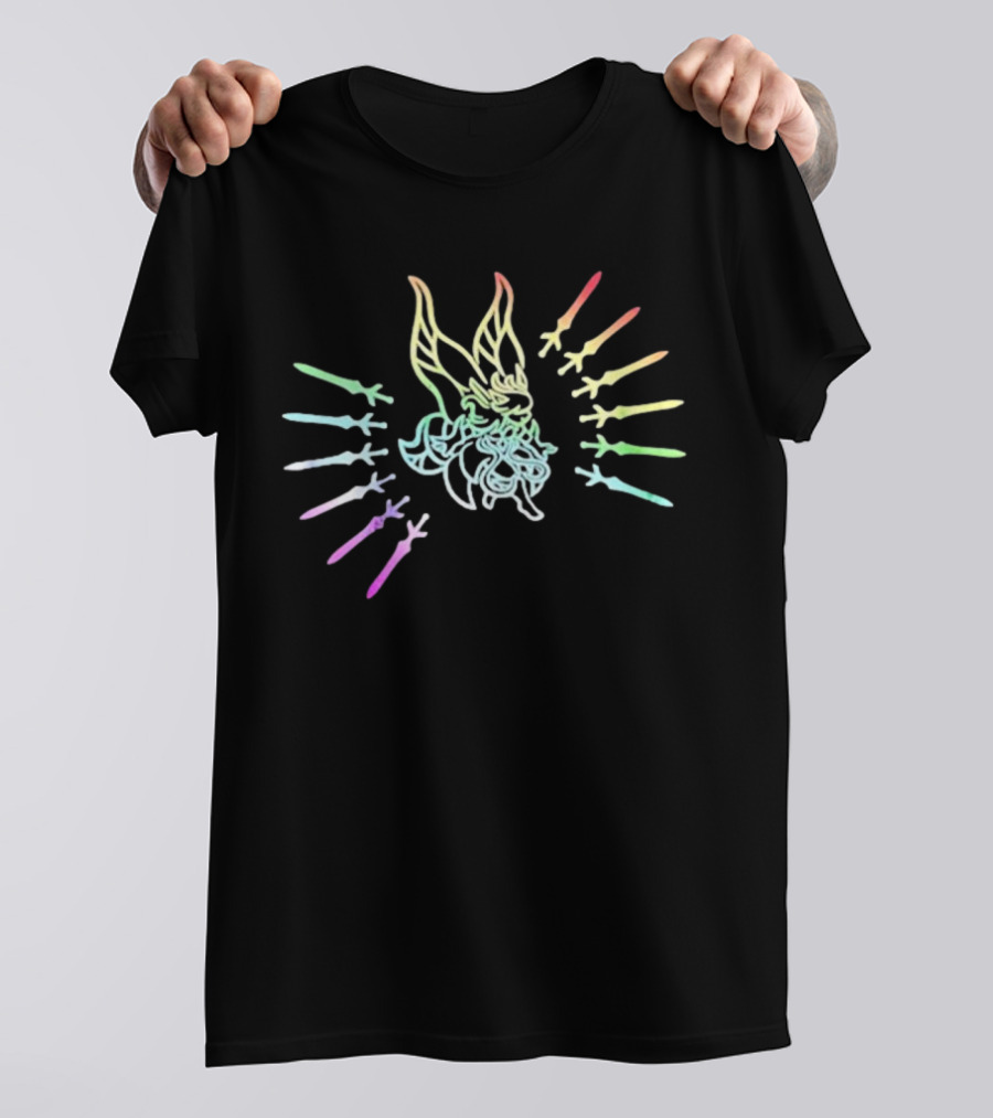 Terraria Empress Of Light Rainbow Swords T-Shirt