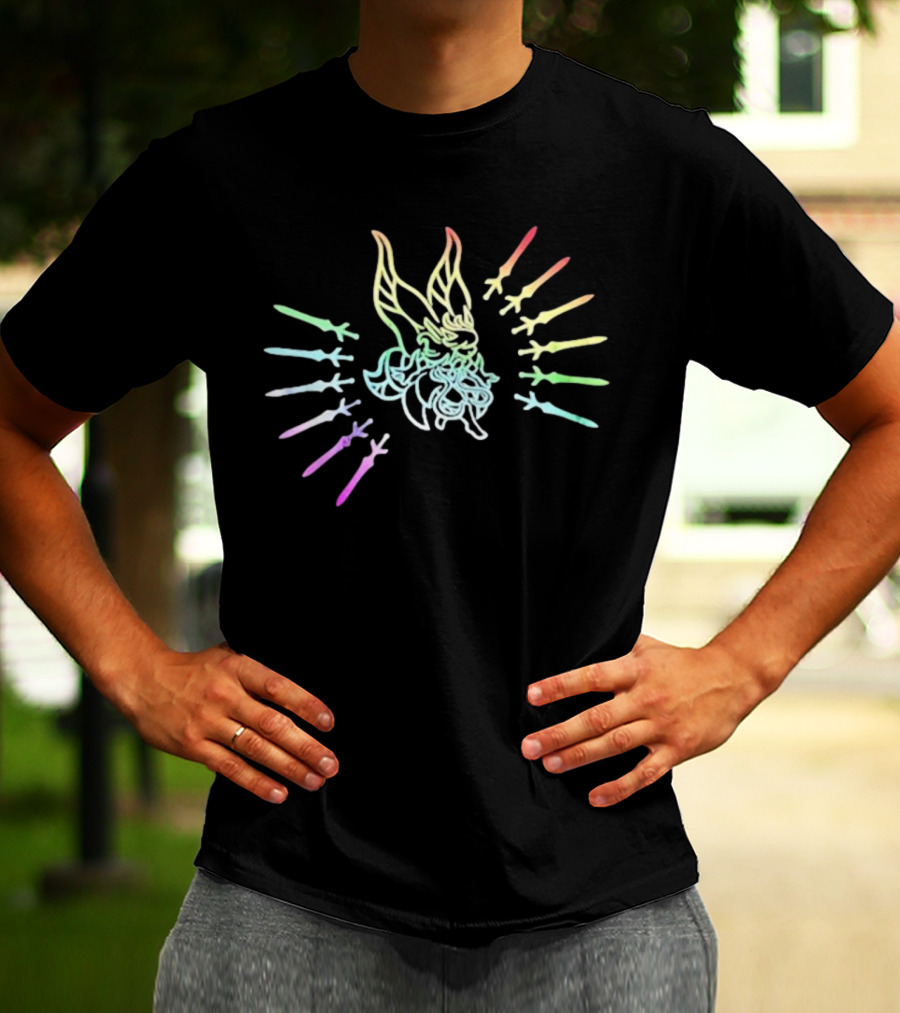 Terraria Empress Of Light Rainbow Swords T-Shirt