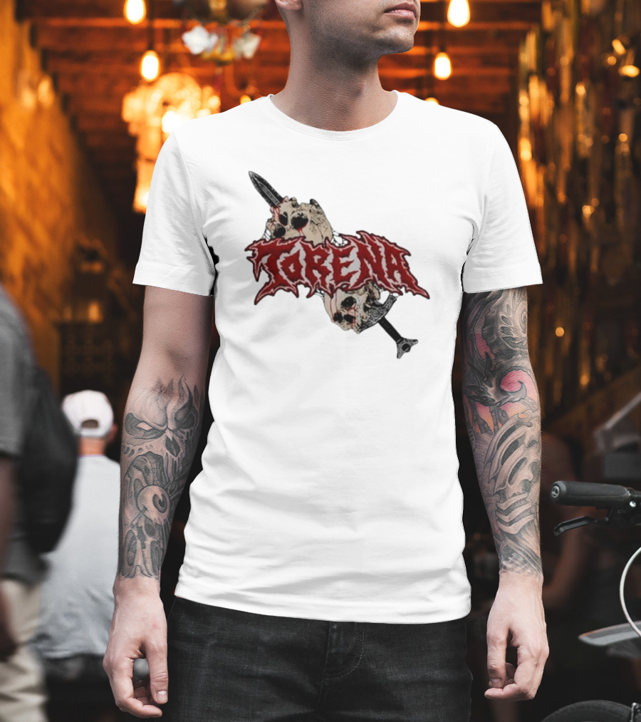 Torena Sword Piercing Skulls T-Shirt