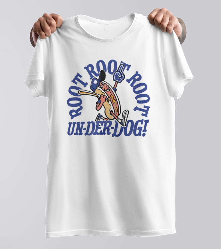 Root Root Root Un-Der-Dog Kansas City Royals MLB Blue October T-Shirt