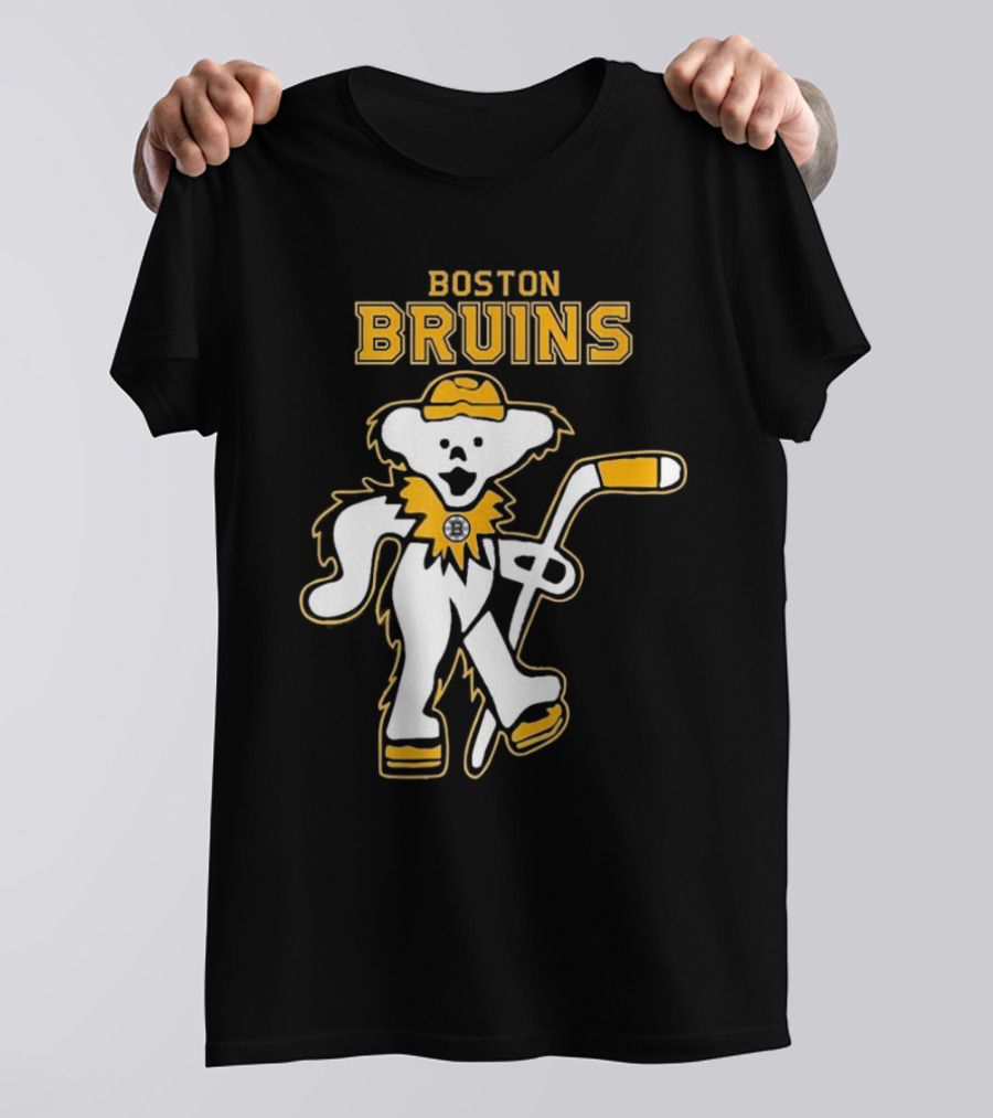 Boston Bruins Grateful Dead Dancing Bear T-Shirt