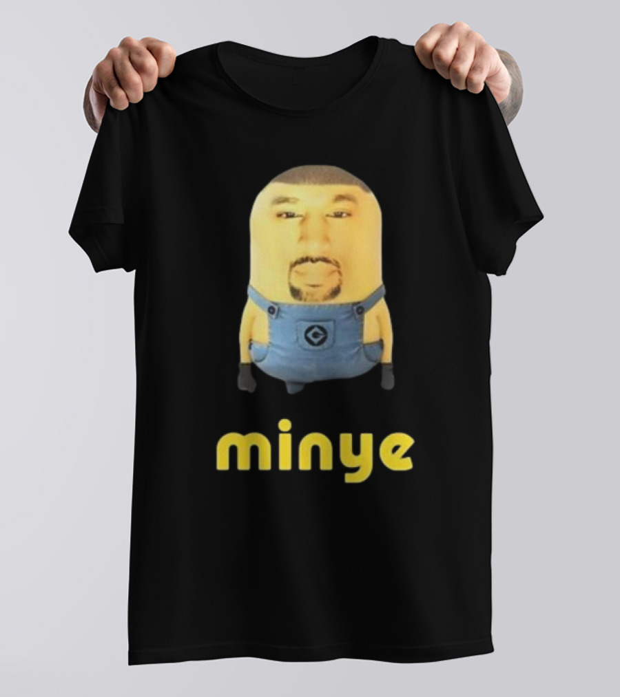 Dippytees Minye Minion Crossover Character Face T-Shirt