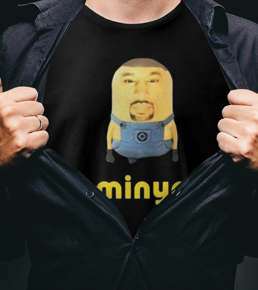 Dippytees Minye Minion Crossover Character Face T-Shirt