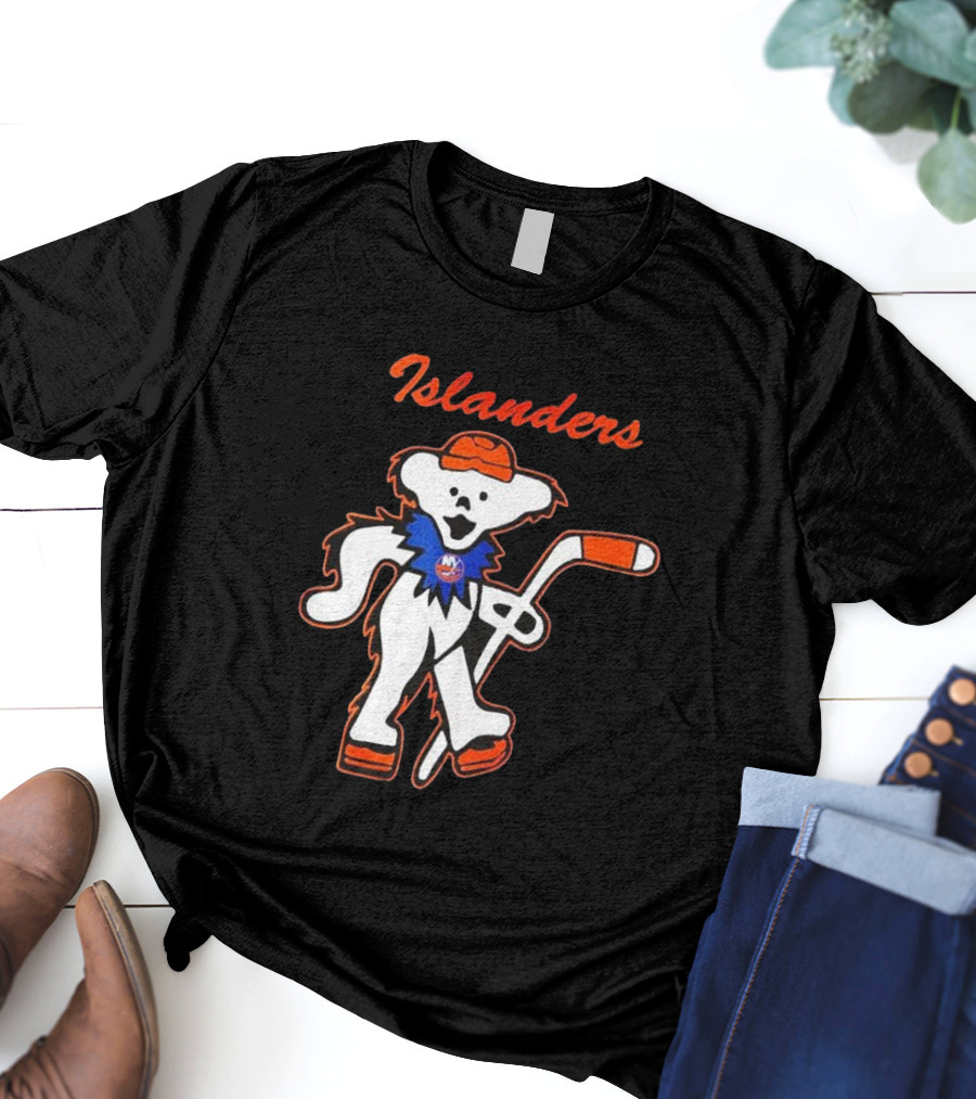 New York Islanders Hockey Grateful Dead Dancing Bear T-Shirt