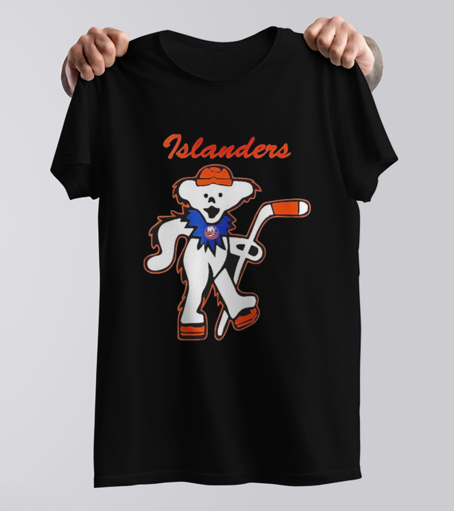 New York Islanders Hockey Grateful Dead Dancing Bear T-Shirt
