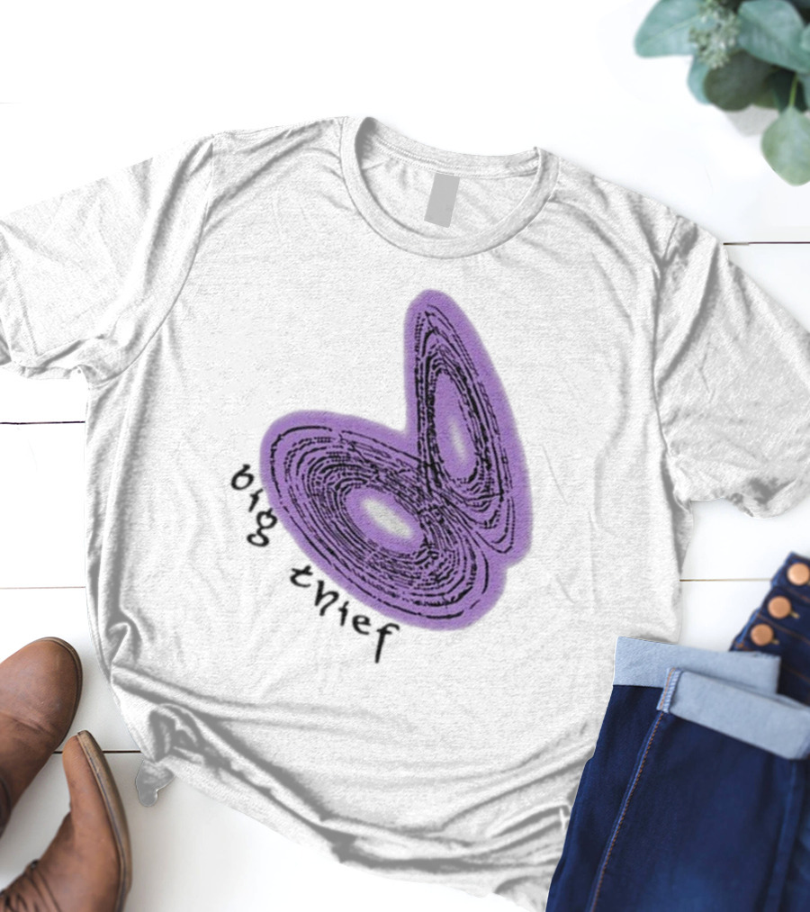 Big Thief Double Infinitee Purple Rings T-Shirt