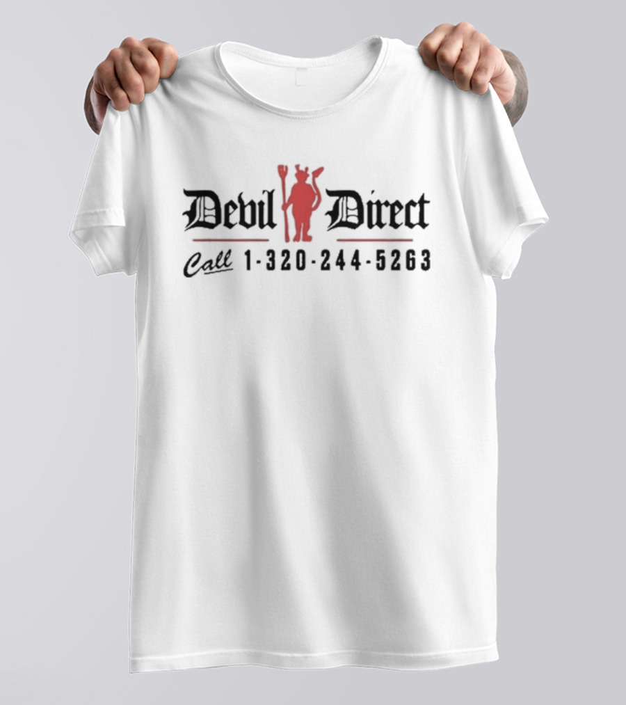 Devil Direct Call 1 320 244 5263 New SS T-Shirt