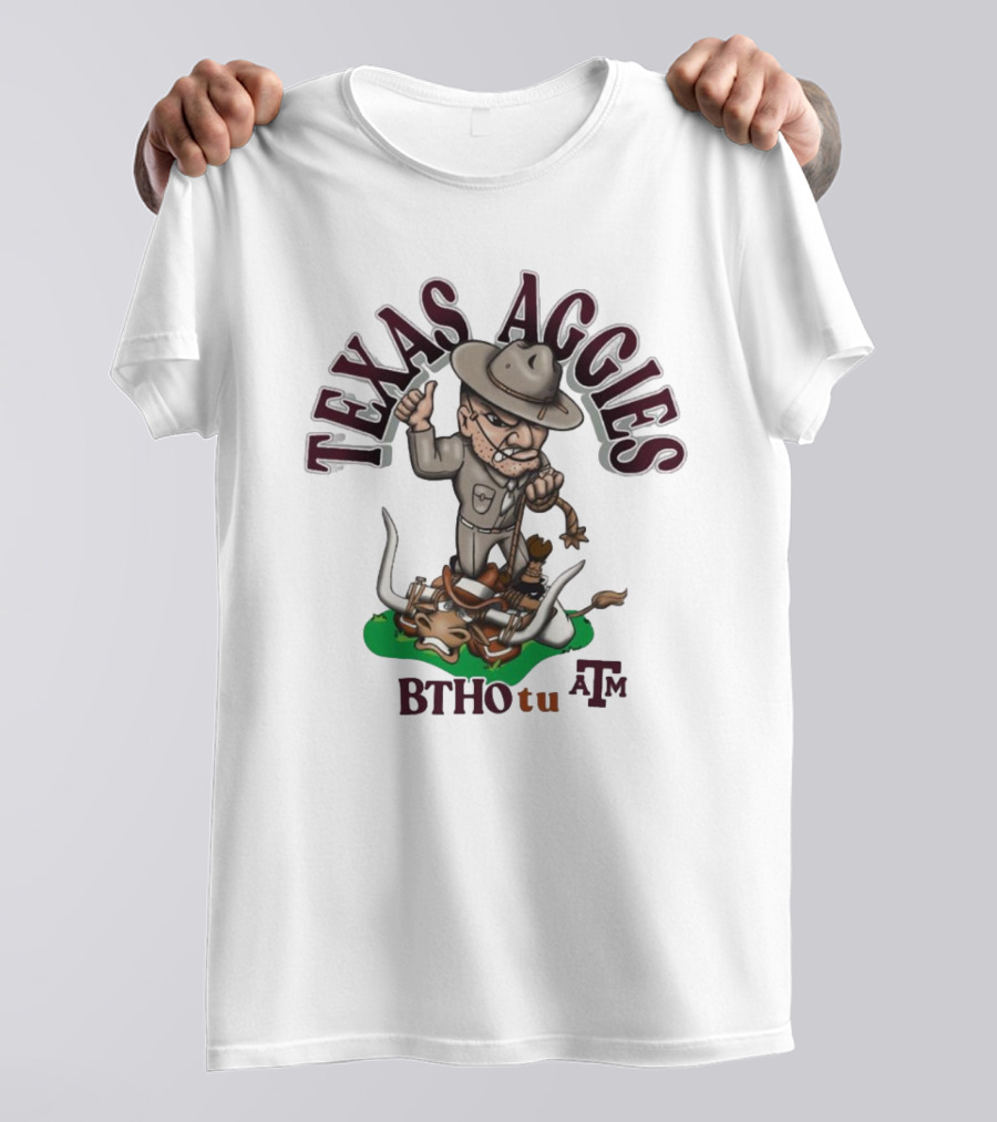 Texas Aggies BTHO T.u. A&M Sarge Texas Longhorns Rivalry T-Shirt