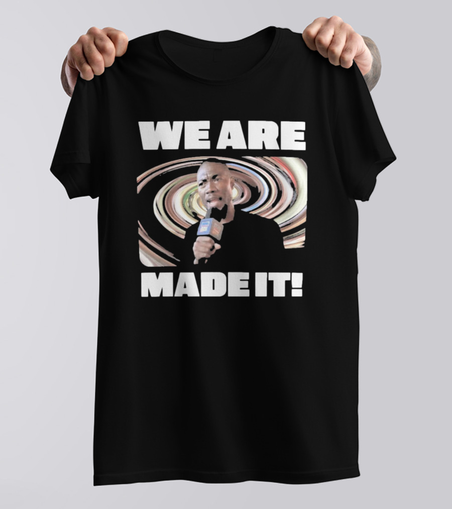 WE ARE MADE IT Swirled Microphone Moment T-Shirt