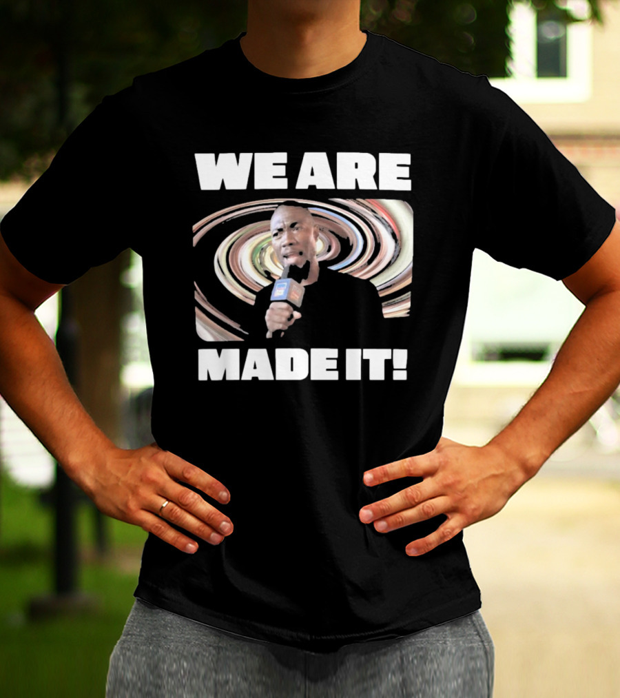 WE ARE MADE IT Swirled Microphone Moment T-Shirt