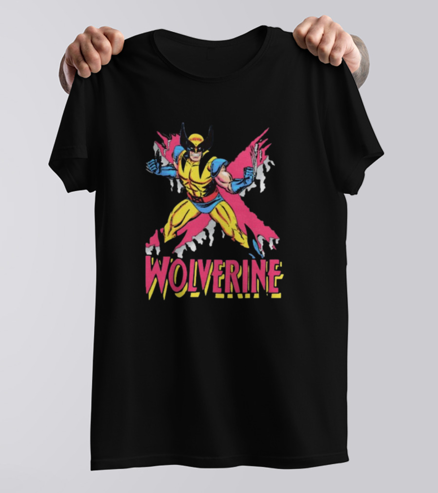 Wolverine X-Men Marvel Comics Retro Logan Character T-Shirt