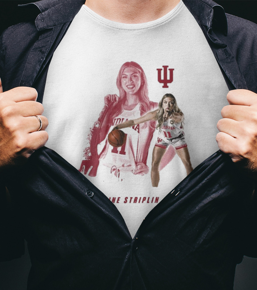Karoline Striplin #11 Indiana Hoosiers Basketball IU T-Shirt