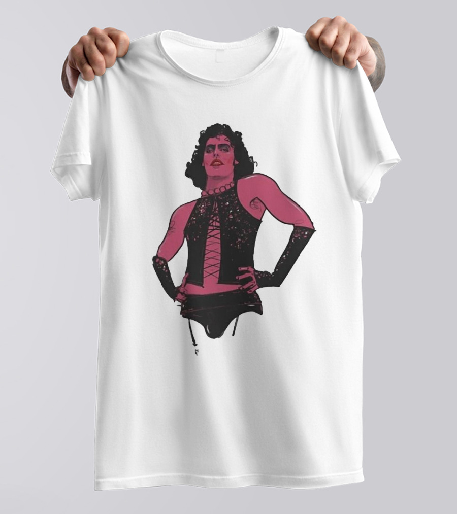 Macho Frank N Furter Rocky Horror Tim Curry Dr. Frank-N-Furter Iconic Costume Image T-Shirt