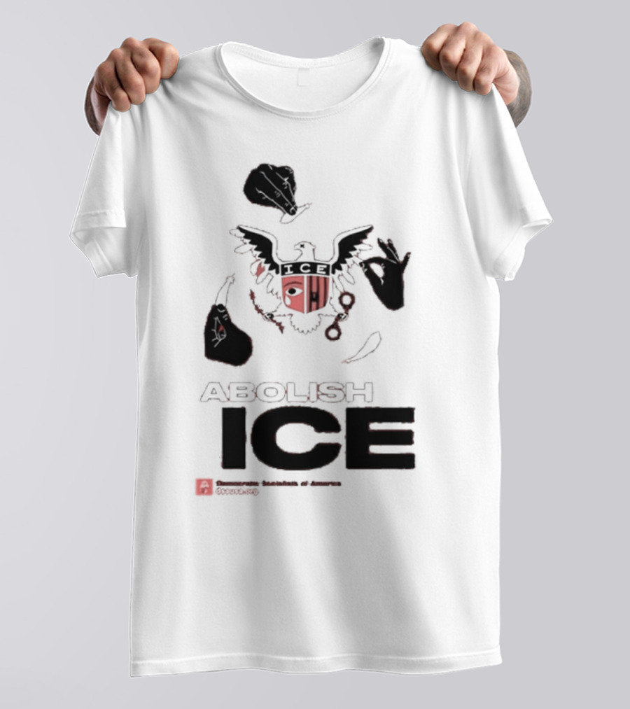 Abolish ICE Democratic Socialists Of America Iconography T-Shirt