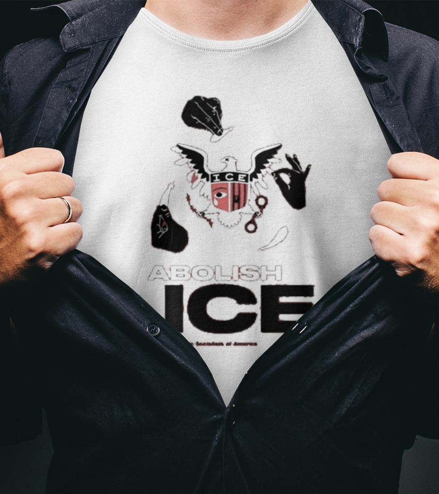 Abolish ICE Democratic Socialists Of America Iconography T-Shirt