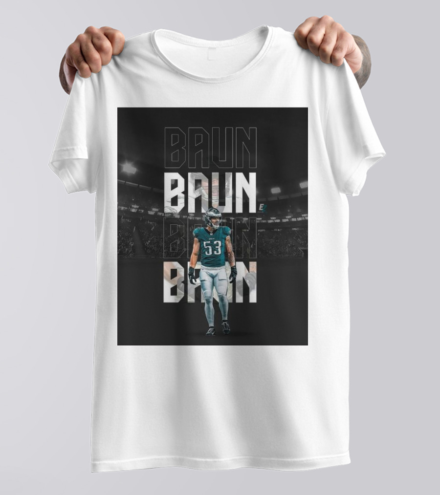 Baun Philadelphia Eagles QB Sack Go Birds Football Stadium T-Shirt