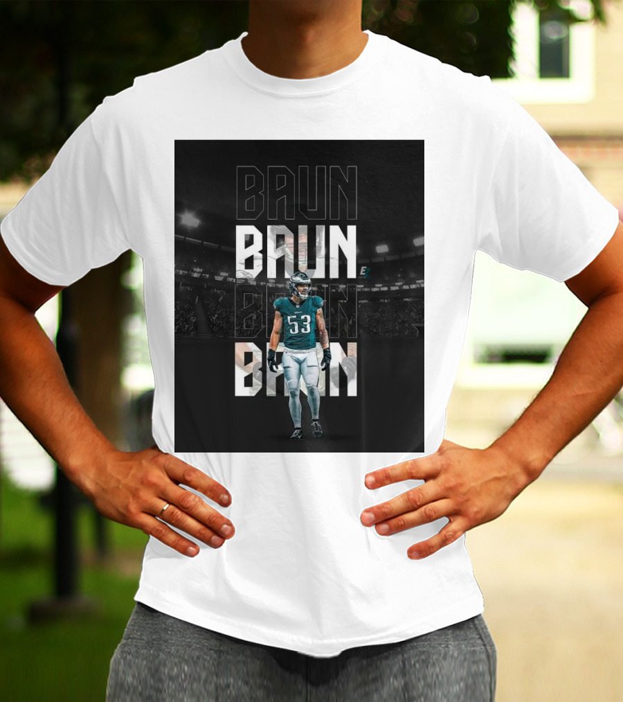 Baun Philadelphia Eagles QB Sack Go Birds Football Stadium T-Shirt