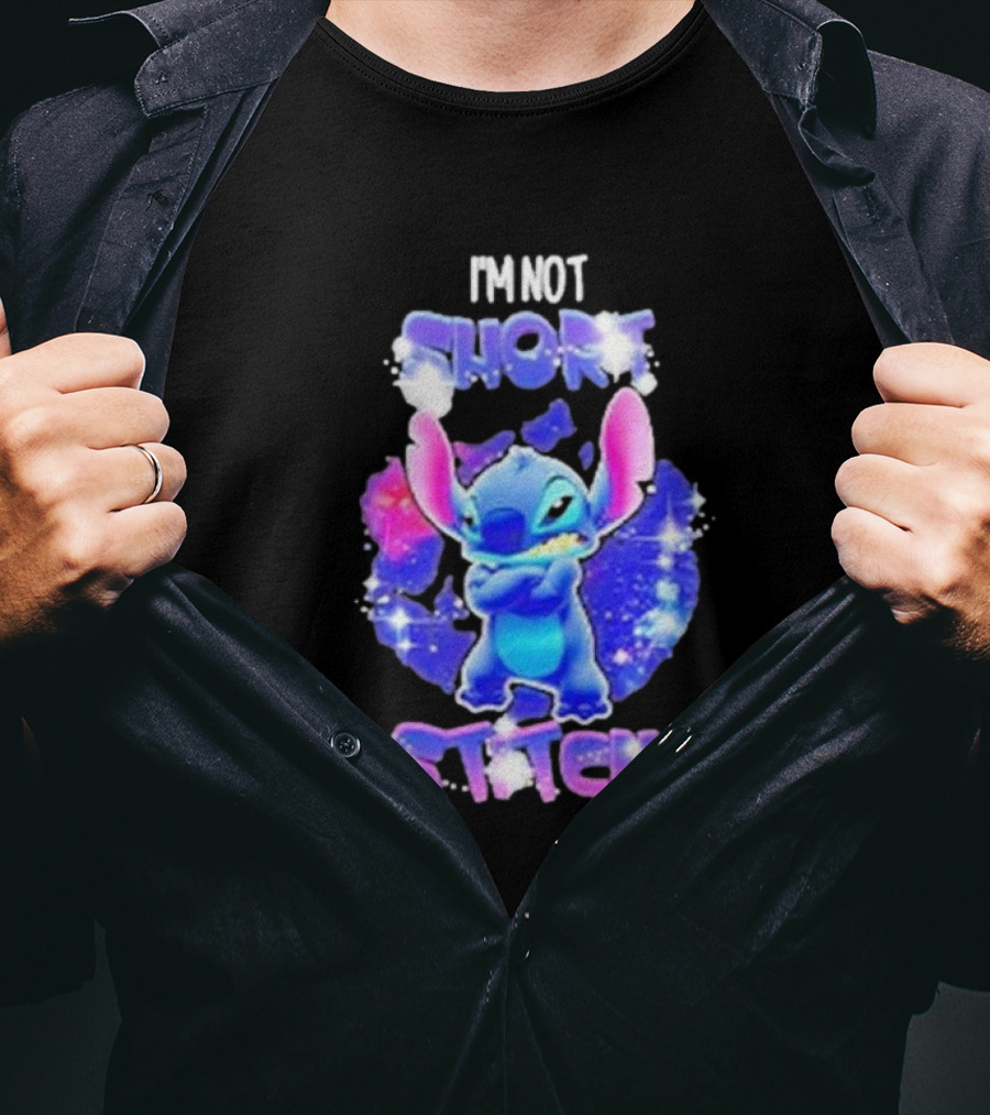 I'm Not Short I'm Stitch Size Lilo And Stitch Character Image T-Shirt