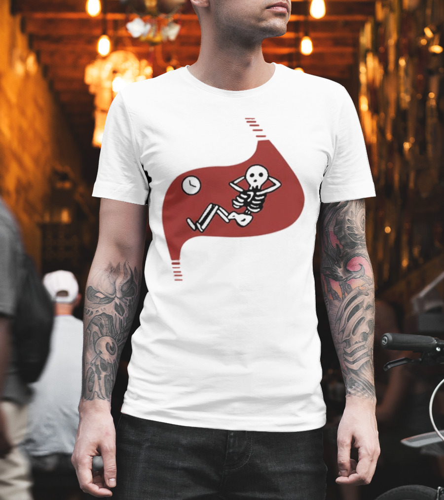 Daodaosama1125 Skeleton With Clock Death Of Dungeon Meshi Falin T-Shirt