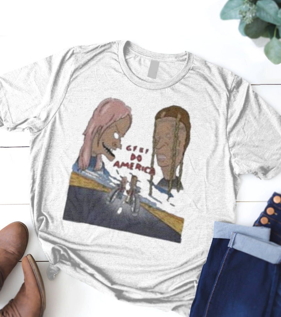 Beavis And Butt-Head X GFBF Do America Racing Adventure T-Shirt