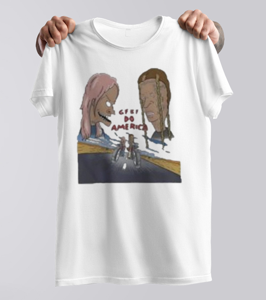 Beavis And Butt-Head X GFBF Do America Racing Adventure T-Shirt