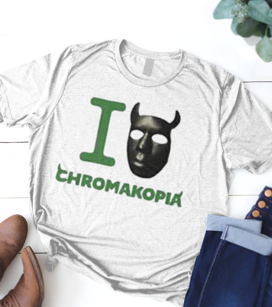 I Love Chromakopia Mask With Horns T-Shirt