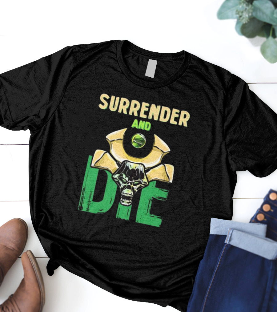 Majorkill Surrender And Die Skull T-Shirt